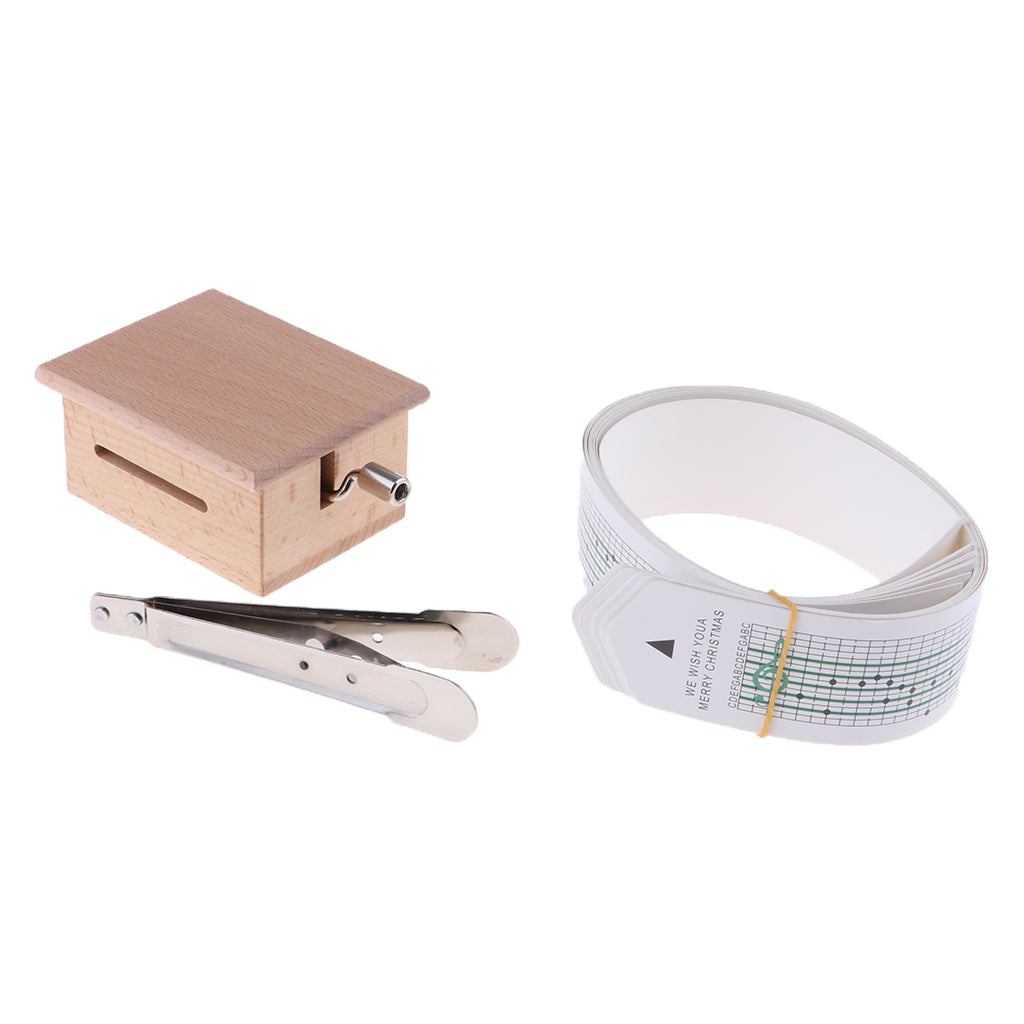 Make Your Own Music Box Kit Paper Tape / Hole Puncher for Songs DIY