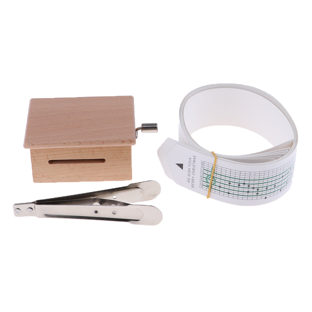 Make Your Own Music Box Kit Paper Tape / Hole Puncher for Songs DIY