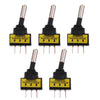 High Quality 5Pcs BBT Marine Grade Lighted LED On/Off 20 amp Toggle Switches