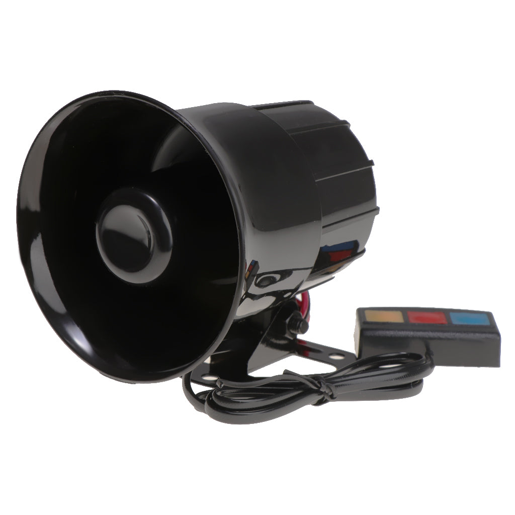 12V 30W Super Loud Sound Car Motorcycle Boats Three Tone Siren Alarm Horn