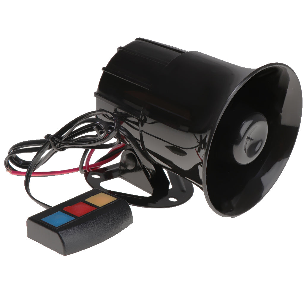 12V 30W Super Loud Sound Car Motorcycle Boats Three Tone Siren Alarm Horn