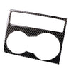 Carbon Fiber Cup Holder Decorative Cover Sticker For Audi A5 A4 B8 2009-2015