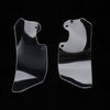 Motorcycle Left Right Wind Deflectors Scratch Resistant Set for BMW R1200GS - Clear