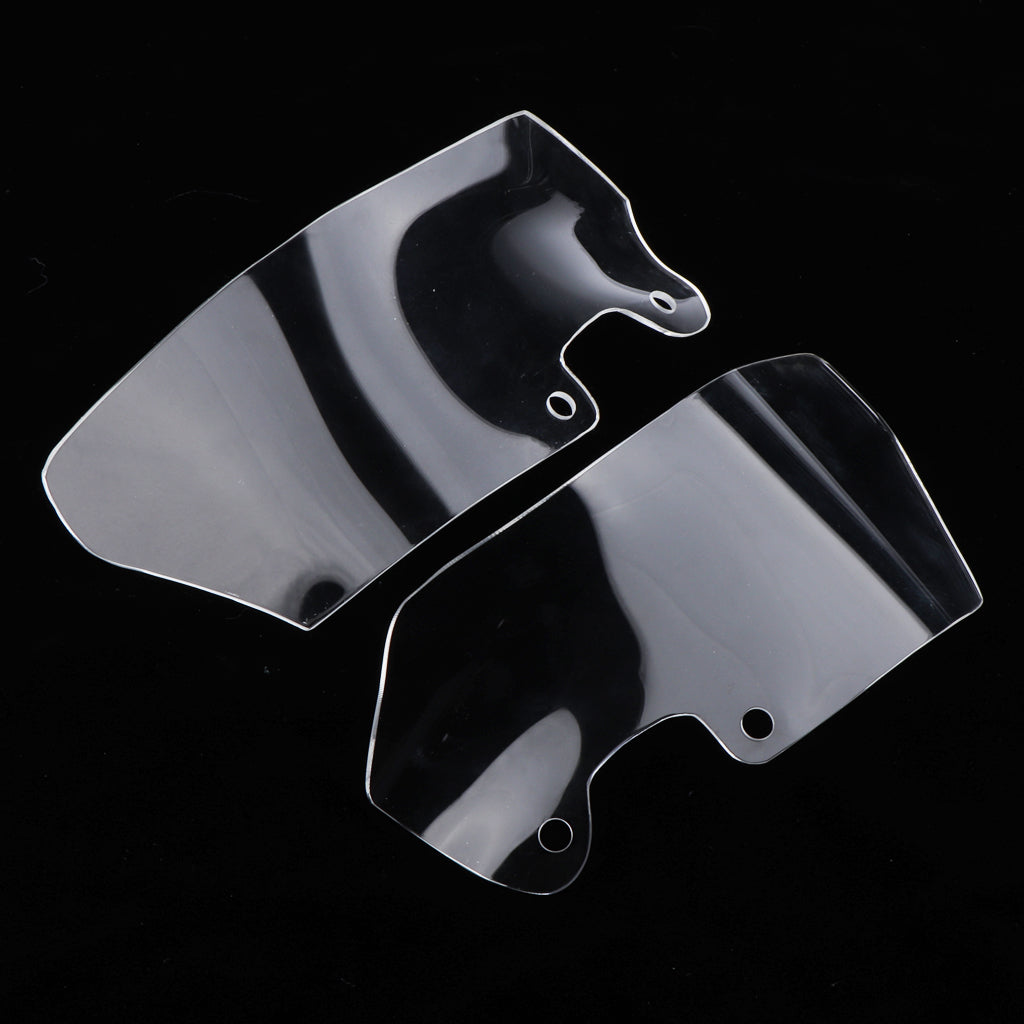 Motorcycle Left Right Wind Deflectors Scratch Resistant Set for BMW R1200GS - Clear