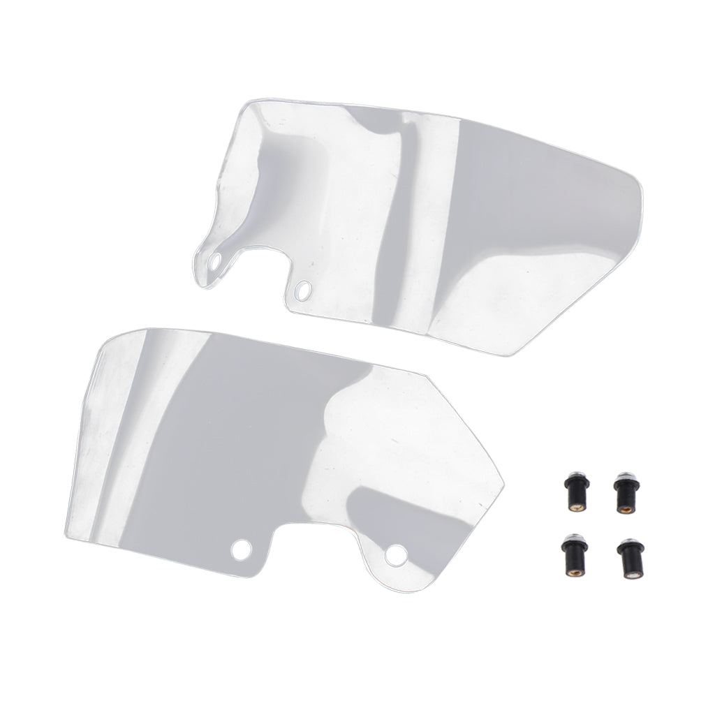 Motorcycle Left Right Wind Deflectors Scratch Resistant Set for BMW R1200GS - Clear