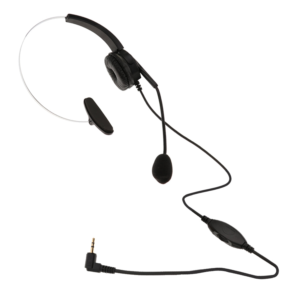 2.5mm Telephone Headsets For Landline Cordless Phones Noise Cancelling