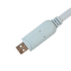 White USB to RS232/RJ45 Console Adapter Cable Wire for Huawei Router