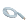 White USB to RS232/RJ45 Console Adapter Cable Wire for Huawei Router