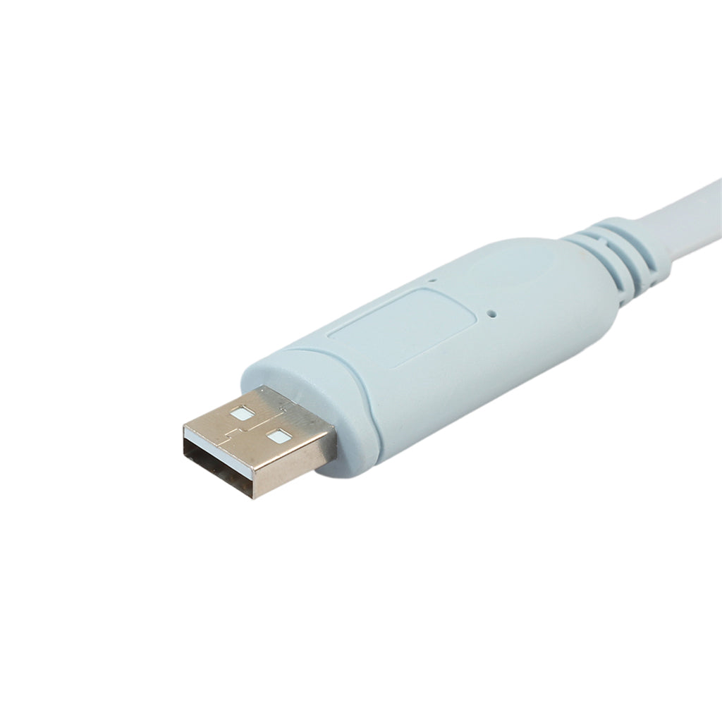 White USB to RS232/RJ45 Console Adapter Cable Wire for Huawei Router