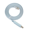 White USB to RS232/RJ45 Console Adapter Cable Wire for Huawei Router