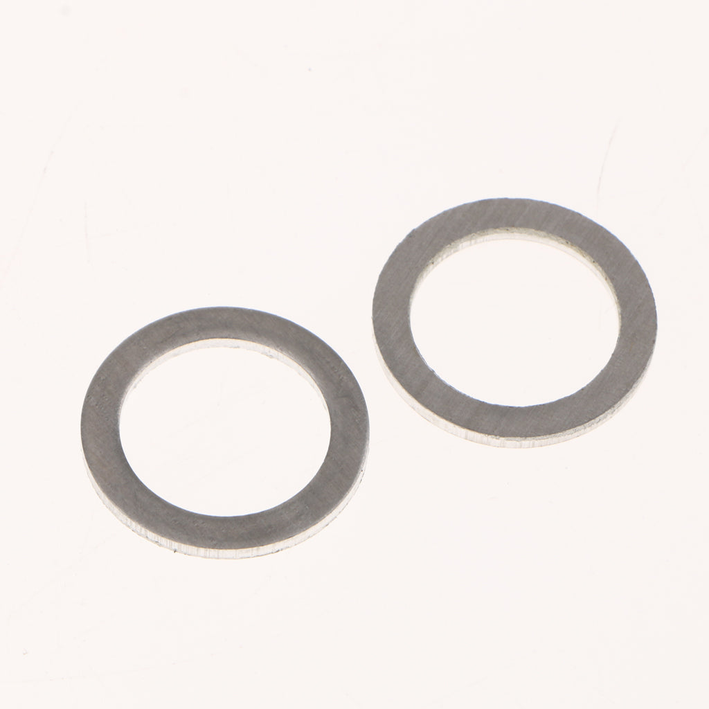 50Pcs M14 Aluminum Metal Oil Drain Plug Crush Washers Gaskets For Mazda 9956-41-400