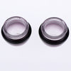 2pcs 15g Purple Glass Refillable Cosmetic Jars with Screw Cap Empty Storage Container Pot for Sample Dispenser DIY Beauty