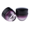 2pcs 15g Purple Glass Refillable Cosmetic Jars with Screw Cap Empty Storage Container Pot for Sample Dispenser DIY Beauty