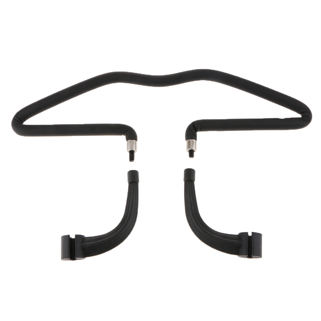 Metal PU Car Seat Headrest Coat Rack Jacket Suit Clothes Hanger Black