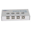 USB 2.0 Auto Sharing Selectors Switch KVM 4 Port HUB For PC Scanner Printer