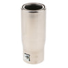 30-50mm Inlet 63mm Outlet Stainless Steel Exhaust Pipe Tail Muffler Silencer Silver