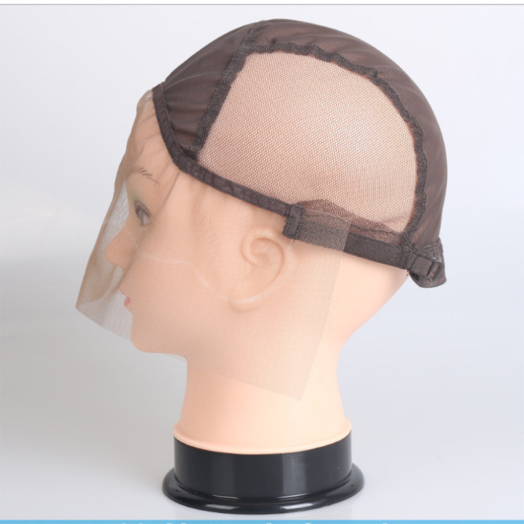 Adjustable Weaving Cap for Human Hair Wig Making Full Wig Elastic Mesh Lace Cap Net For DIY Wig Making