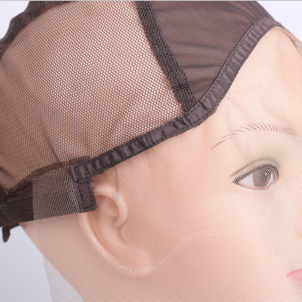 Adjustable Weaving Cap for Human Hair Wig Making Full Wig Elastic Mesh Lace Cap Net For DIY Wig Making