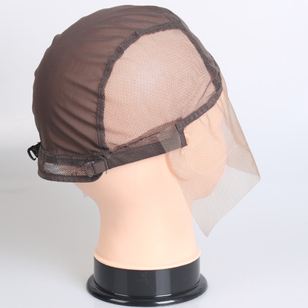 Adjustable Weaving Cap for Human Hair Wig Making Full Wig Elastic Mesh Lace Cap Net For DIY Wig Making