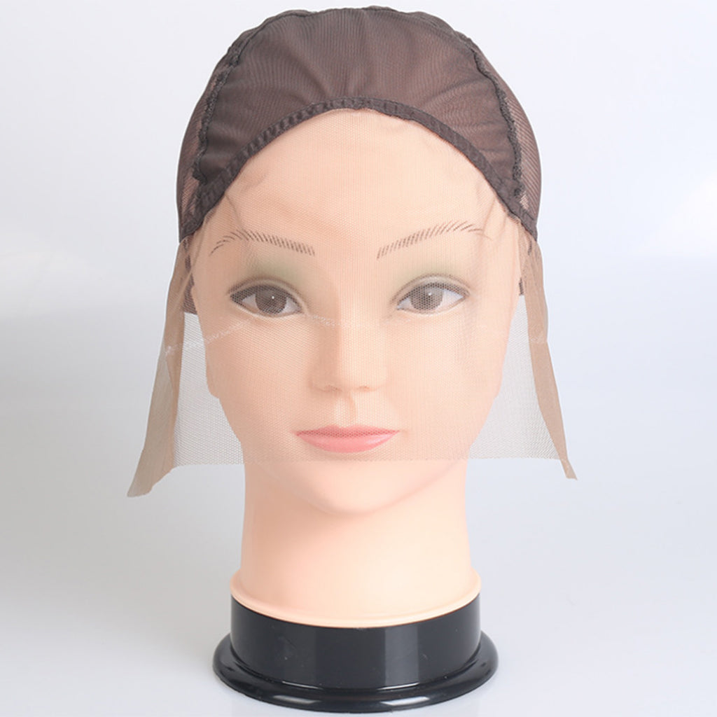 Adjustable Weaving Cap for Human Hair Wig Making Full Wig Elastic Mesh Lace Cap Net For DIY Wig Making