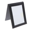 Tabletop Makeup Mirror,Compact Portable Travel Mirror,Leather Folding Mirror