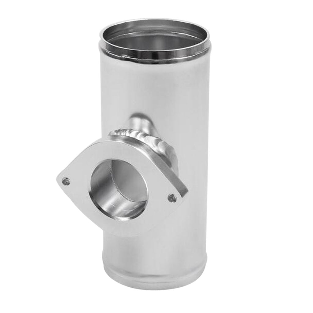 Car Turbo Blow Off Valve Rs S Type Flange Aluminum Adapter Pipe 2.5" Silver