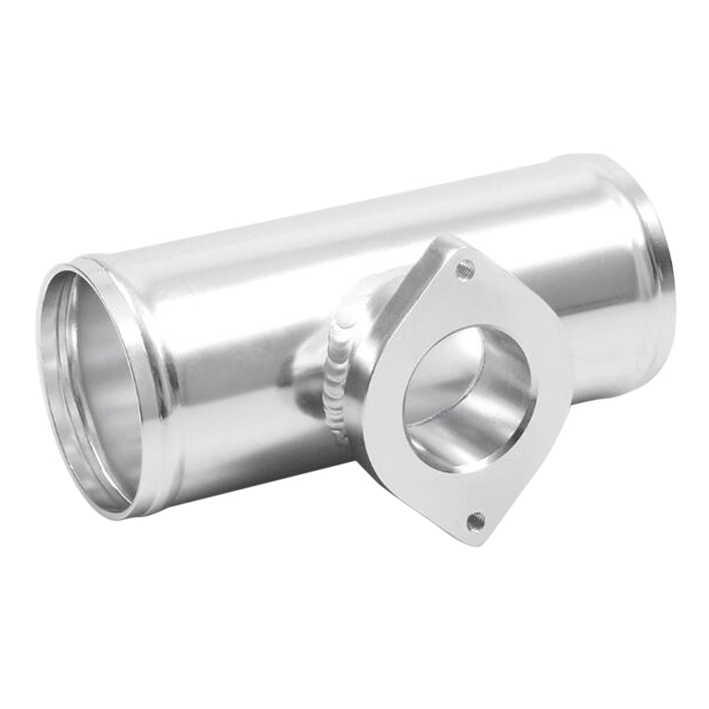 Car Turbo Blow Off Valve Rs S Type Flange Aluminum Adapter Pipe 2.5" Silver