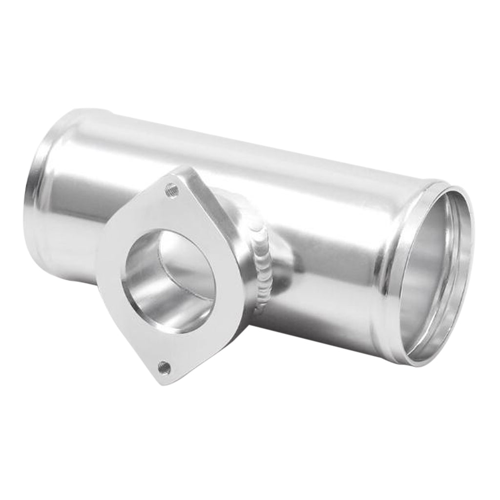 Car Turbo Blow Off Valve Rs S Type Flange Aluminum Adapter Pipe 2.5" Silver