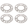 4 Pieces 5mm Universal Aluminum Alloy Car Wheel Spacer Shims for Car Styling