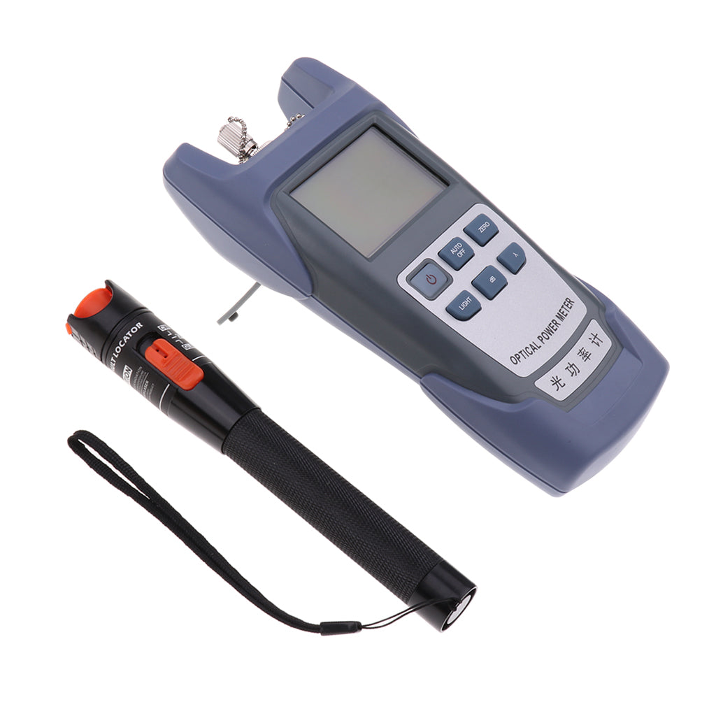 10MW Visual Fault Locator Fiber Optic Cable Tester Finder& Power Meter-70A Tool Set