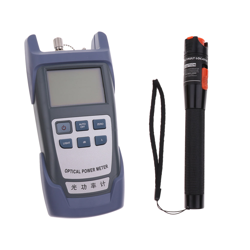 10MW Visual Fault Locator Fiber Optic Cable Tester Finder& Power Meter-70A Tool Set