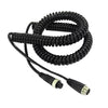 4 Pin Car Vehicle Truck Video Rear View Camera Extension Cord Spring Cable 5m for Universal