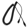 4 Pin Car Vehicle Truck Video Rear View Camera Extension Cord Spring Cable 5m for Universal