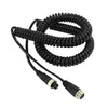 4 Pin Car Vehicle Truck Video Rear View Camera Extension Cord Spring Cable 5m for Universal