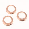 50Pcs M12 Metal Copper Oil Drain Plug Crush Washers Gaskets For NISSAN