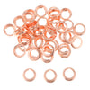 50Pcs M12 Metal Copper Oil Drain Plug Crush Washers Gaskets For NISSAN