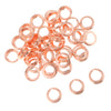 50Pcs M12 Metal Copper Oil Drain Plug Crush Washers Gaskets For NISSAN