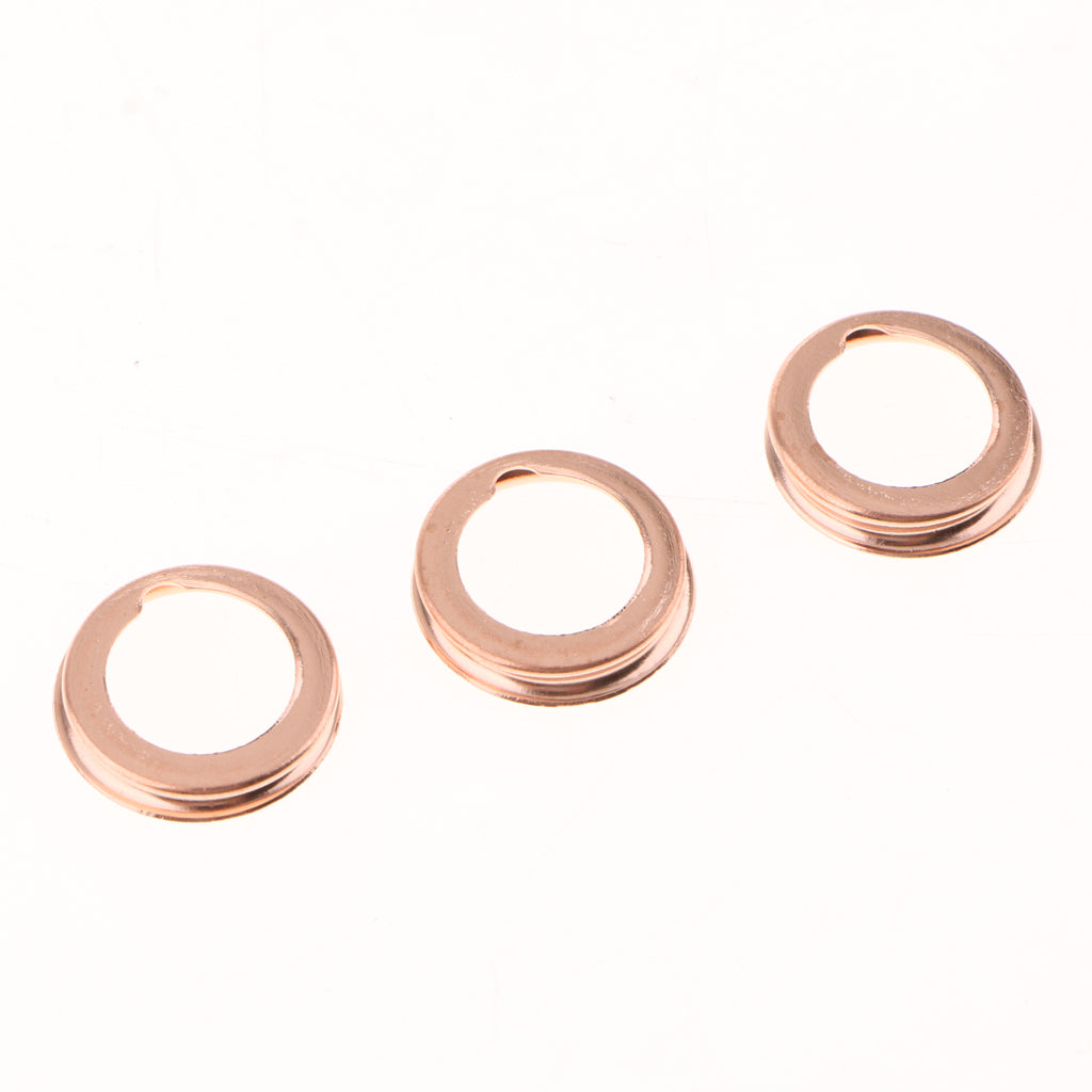 50Pcs M12 Metal Copper Oil Drain Plug Crush Washers Gaskets For NISSAN