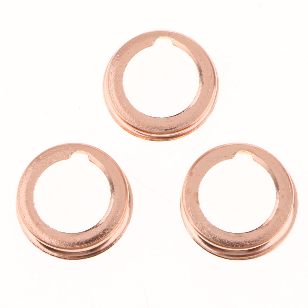 50Pcs M12 Metal Copper Oil Drain Plug Crush Washers Gaskets For NISSAN