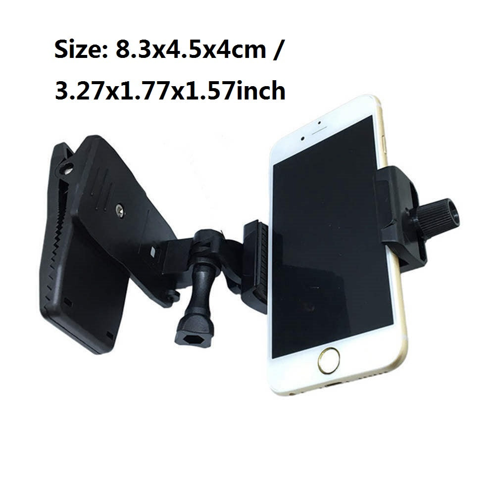 Mobile Phone Chest Mount Harness Strap Holder Cell Phone Clip Action for Samsung iPhone Plus etc