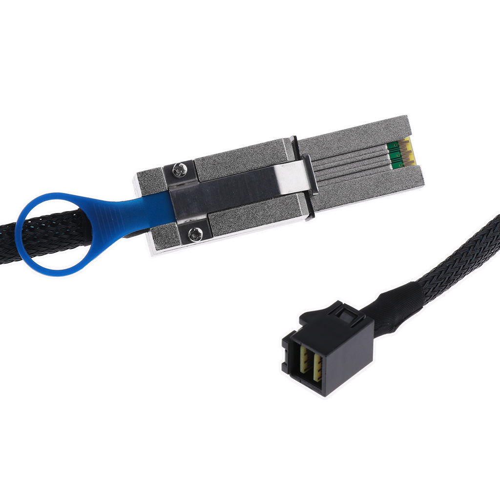 External Mini SAS SFF-8643 to Mini SAS 26 (SFF-8088) Male Cable 0.5meter