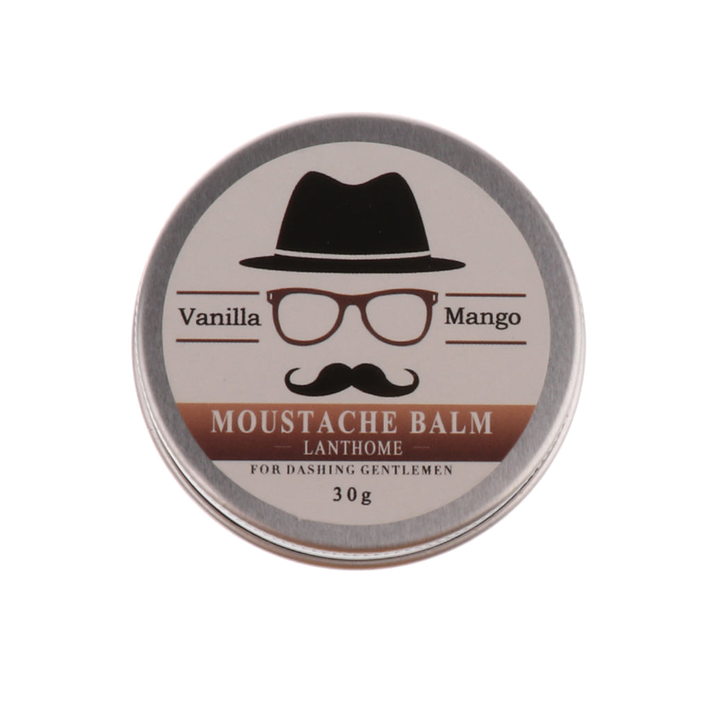 Men's Facial Hair Grooming Beard/ Mustache Balm Wax Handmade Comb Set