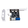 PCI-E to USB 3.0 2 Port PCI Express Expansion Card Adapter 19Pin Power Connector