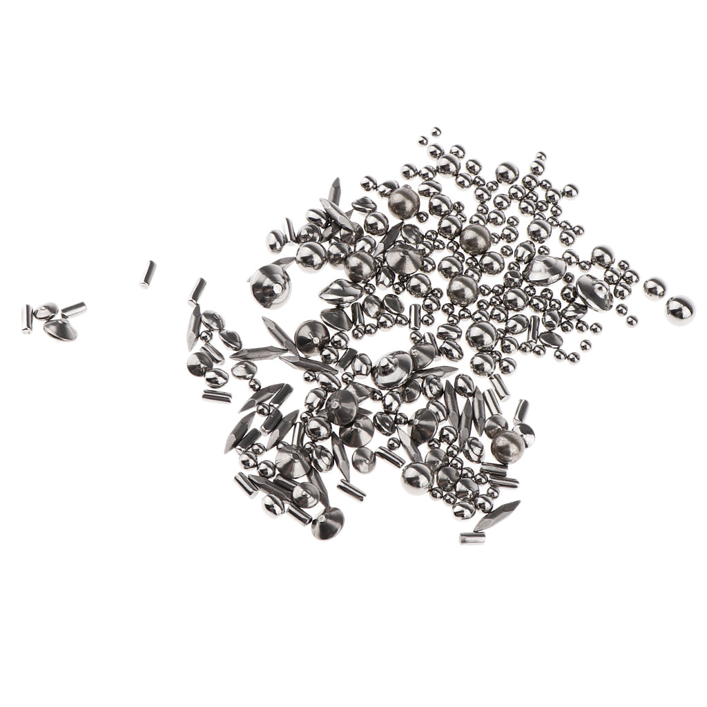 1BL/450g Assorted Stainless Steel Beads Tumbling Media Shot For Polishing