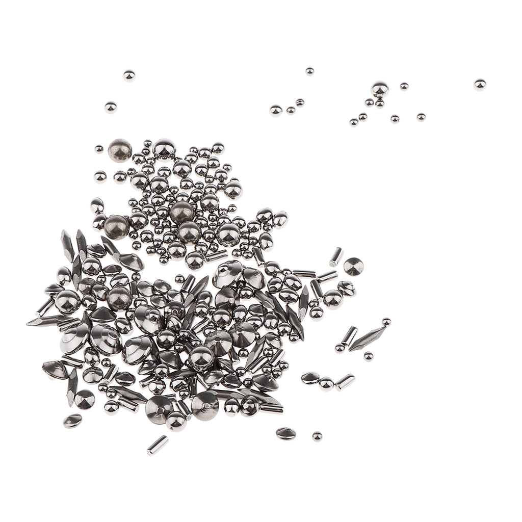 1BL/450g Assorted Stainless Steel Beads Tumbling Media Shot For Polishing