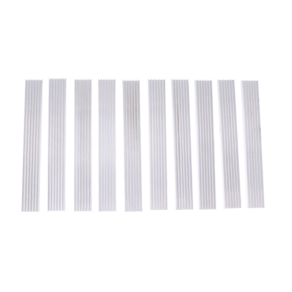 10 Pieces Heatsink Cooling Fin Radiator 20x6x150mm for SMD Led, PC Memory Stick