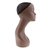 Mannequin Head Coffee Female Professional Cosmetology for Wig Making, Display Wigs, Eyeglasses, Hats