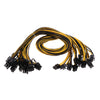 12Pcs PCI-E 6Pin to 6+2Pin Cables 27.5Inch Length(70CM) Male to Male for GPU