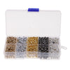 A Box Of 1500 Pcs CCB Spacer Loose Beads Large Hole For DIY Jewelry Making