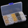 A Box Of 1500 Pcs CCB Spacer Loose Beads Large Hole For DIY Jewelry Making